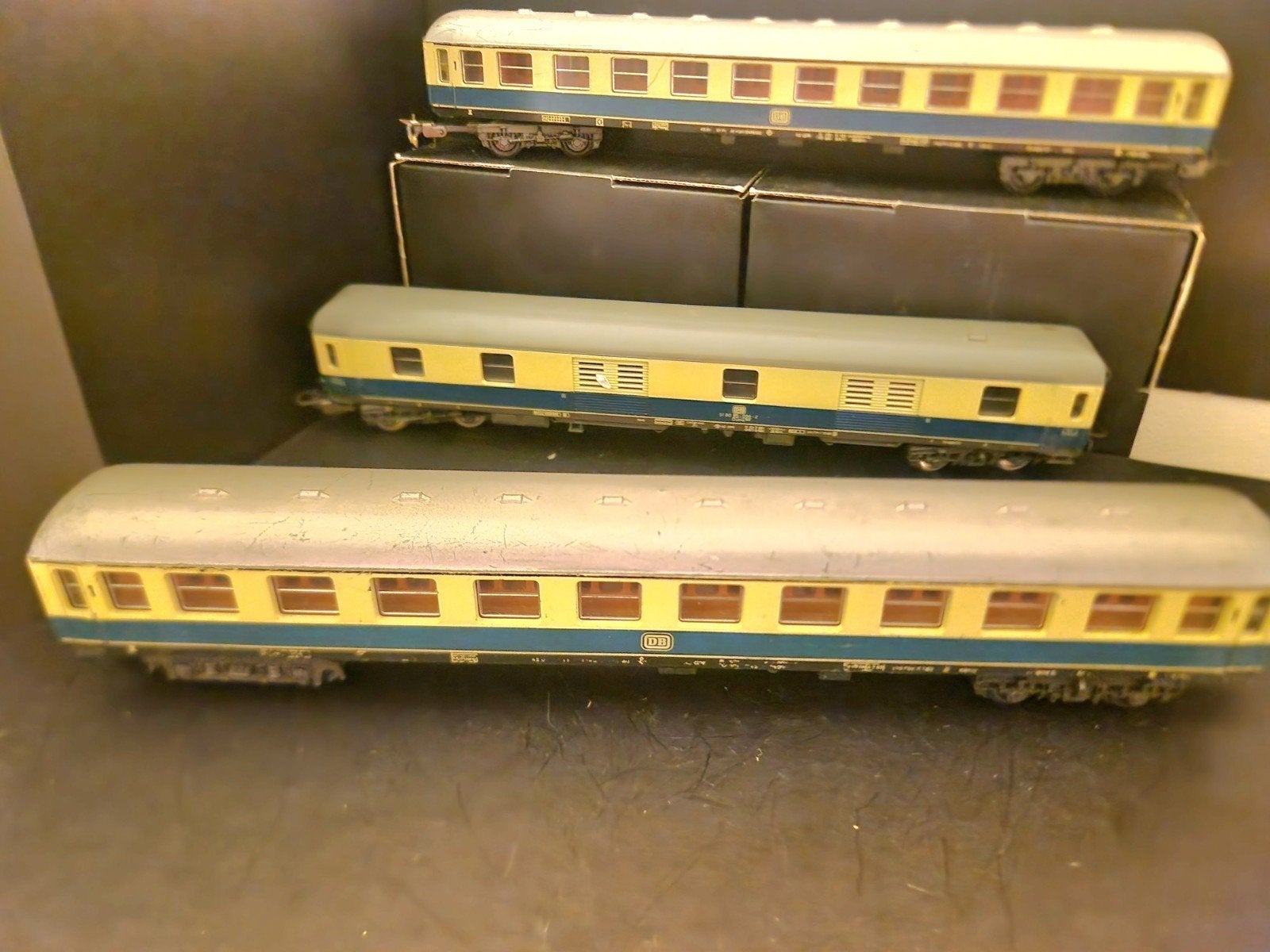 Lima DB Personenwagons (3 stuks), Hobby en Vrije tijd, Ophalen of Verzenden, Gebruikt, Wagon, Lima