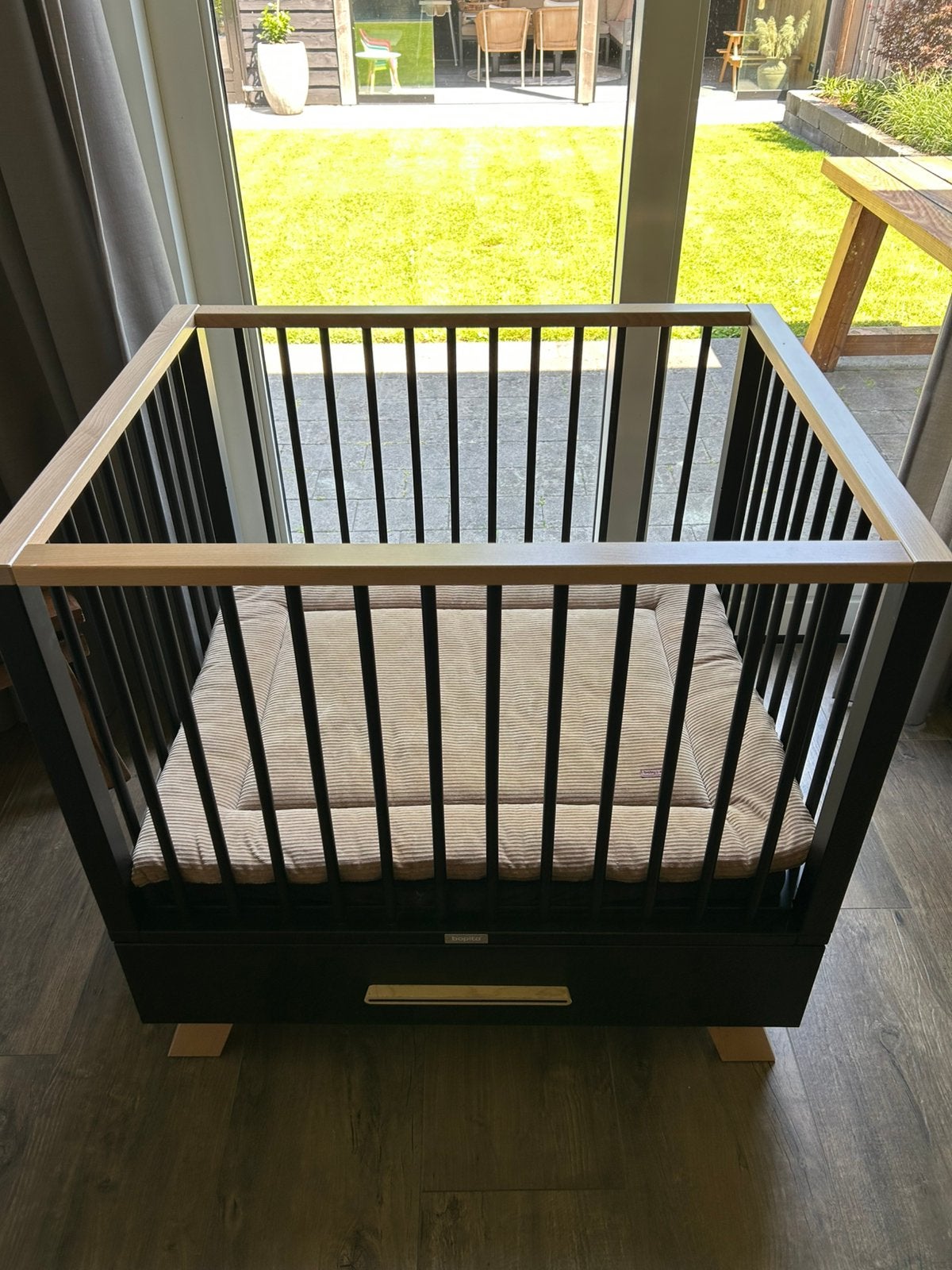 Bopita Lisa Box Met Lade Zwart, Kinderen en Baby's, Boxen, Ophalen, Gebruikt, Lade