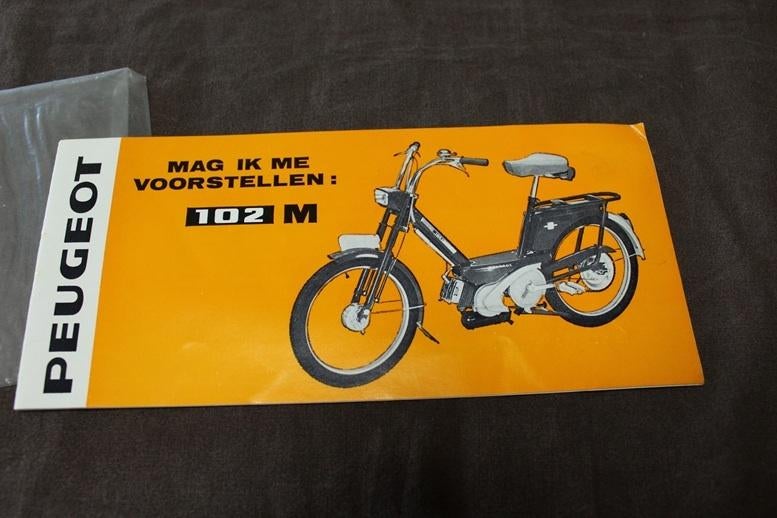 Peugeot 102 1971 bromfiets instructie boekje, Ophalen of Verzenden, Gebruikt