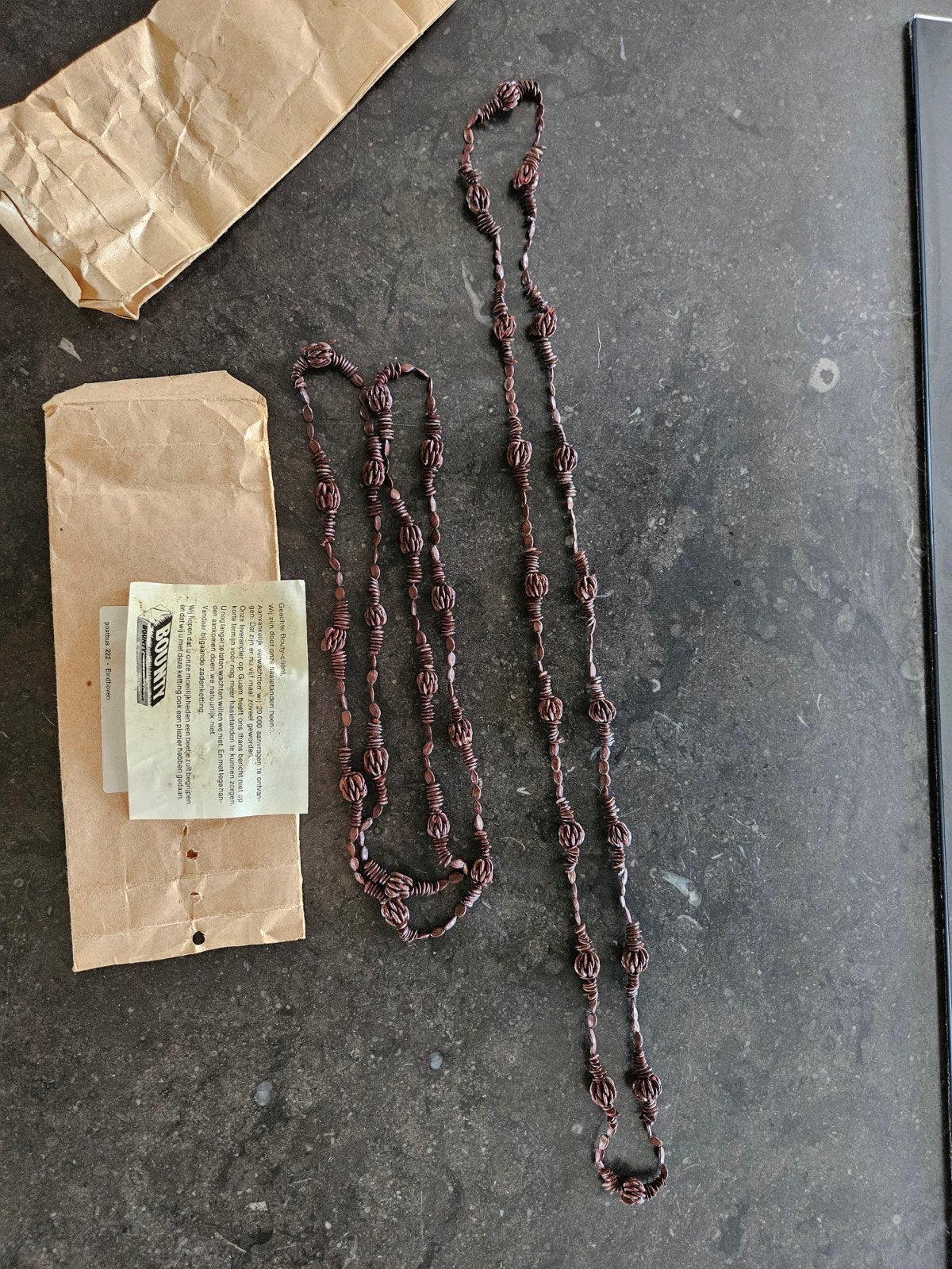 Vintage zaden kettingen van spaaractie van de Bounty, Verzamelen, Merken en Reclamevoorwerpen, Ophalen of Verzenden, Zo goed als nieuw