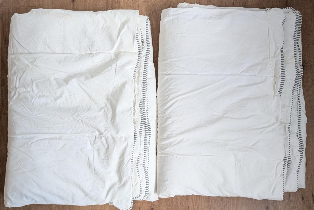 Ikea Dekbedden Rodtoppa (2 stuks) - 140 x 200 cm, Ophalen of Verzenden, Eenpersoons, Wit, Deken of Dekbed