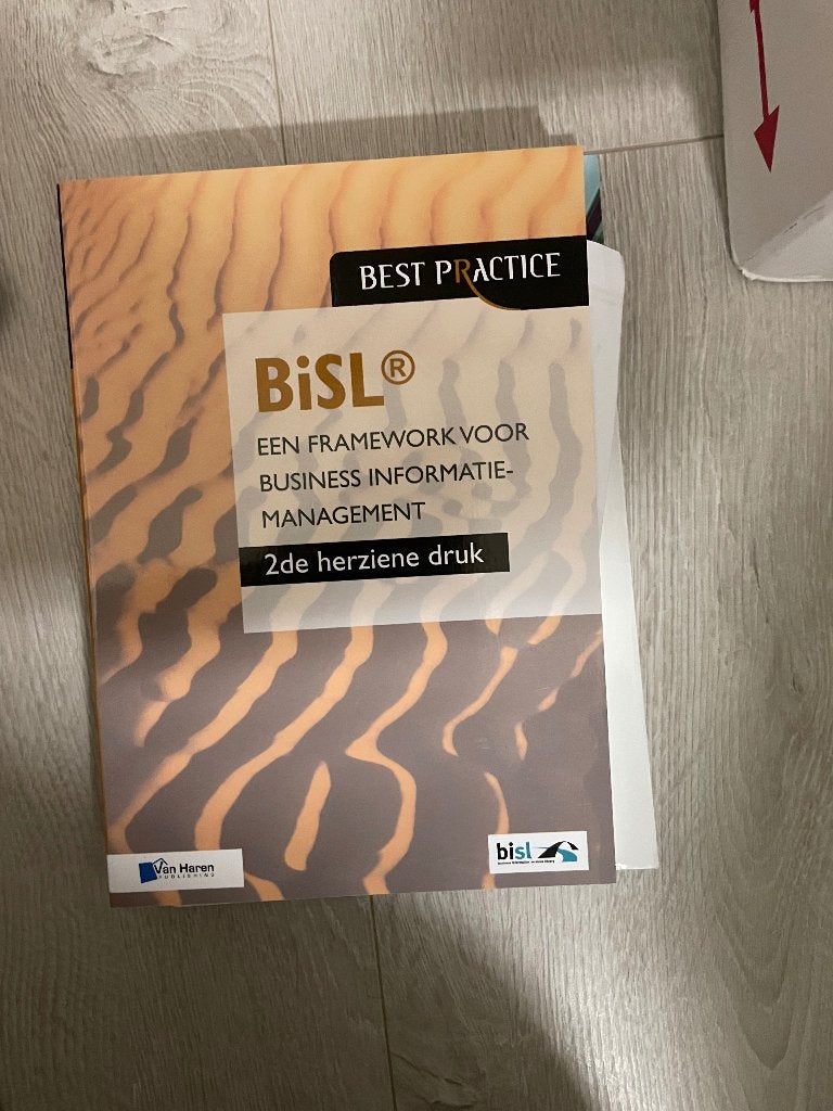 BISL best practise, Ophalen of Verzenden, Beta, Zo goed als nieuw, HBO