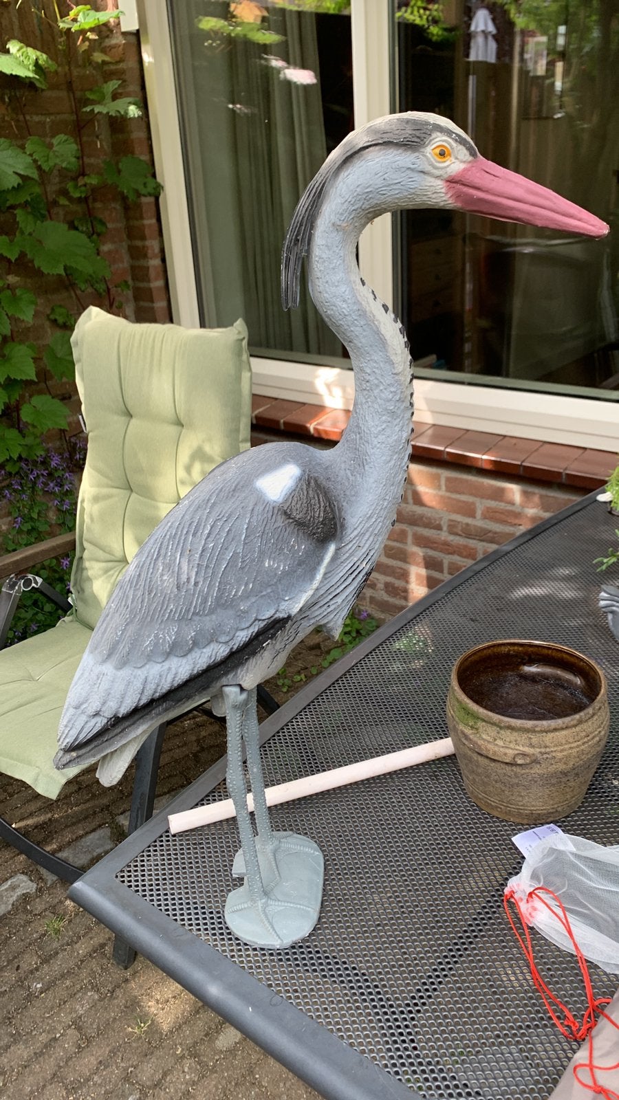 Reiger, Ophalen of Verzenden, Zo goed als nieuw, Vijverrand