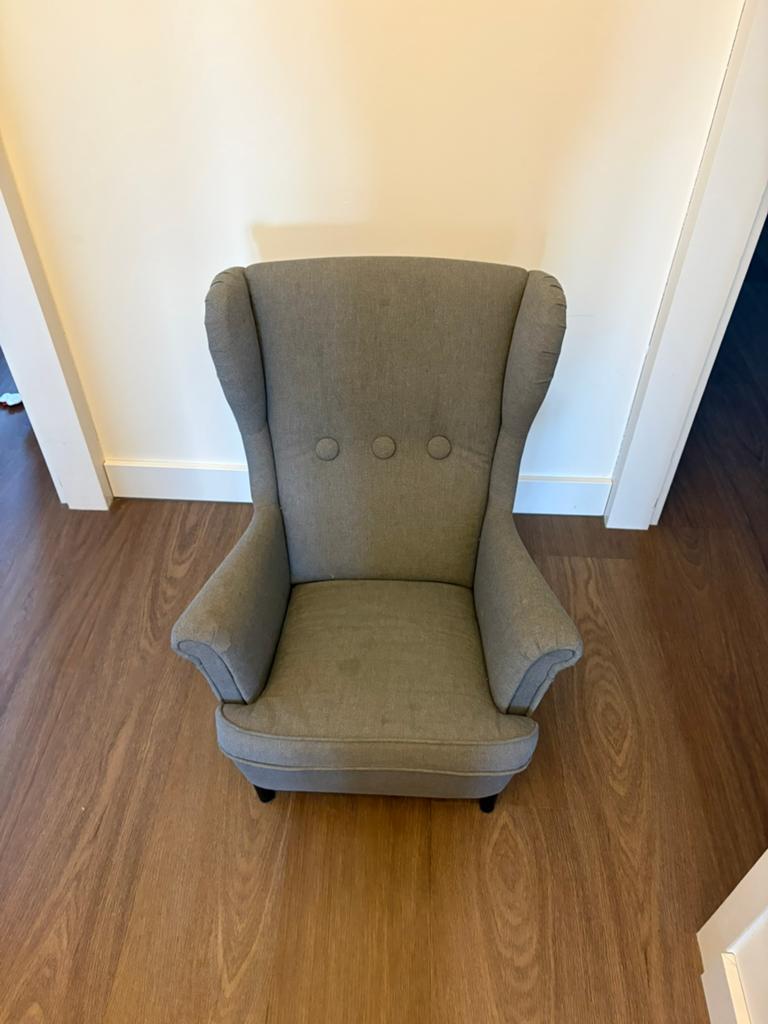 Grijze fauteuils voor kinderen, Ophalen, Gebruikt, 75 tot 100 cm, 50 tot 75 cm