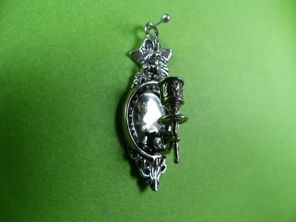 Mooie Zilveren Wandkaarsenstandaard - Miniatuur, Antiek en Kunst, Verzenden