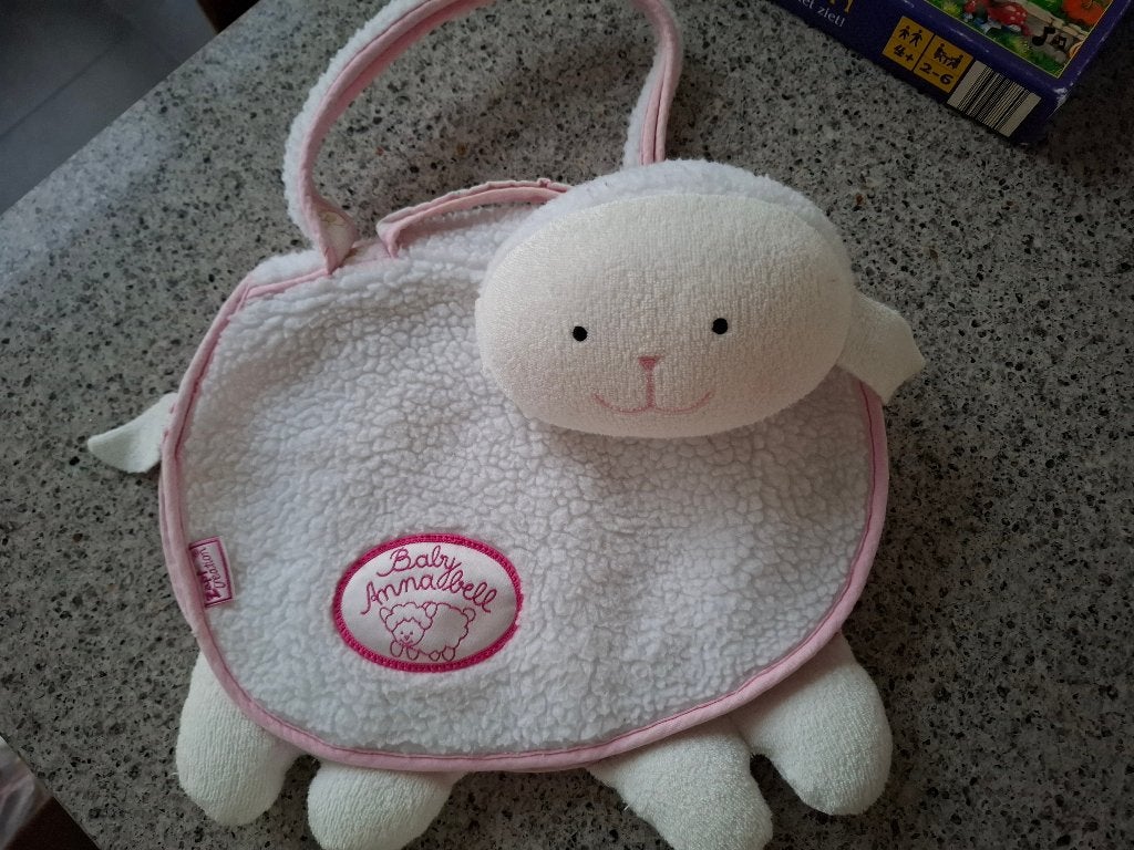 BABY ANNABELL, ZAPF, VERZORGINGSTAS, Ophalen of Verzenden, Gebruikt, Babypop