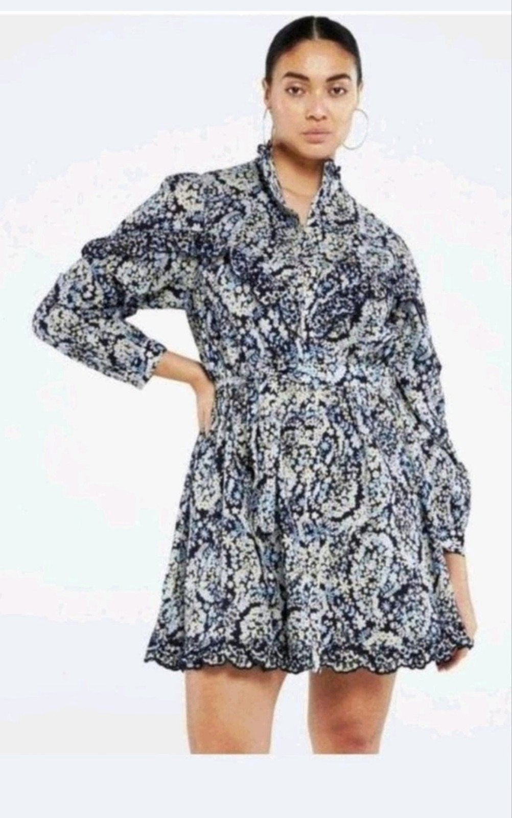Fabienne Chapot Daila jurk maat 42 *nieuw *, Kleding | Dames, Jurken, Blauw, Maat 42/44 (L), Nieuw, Ophalen of Verzenden