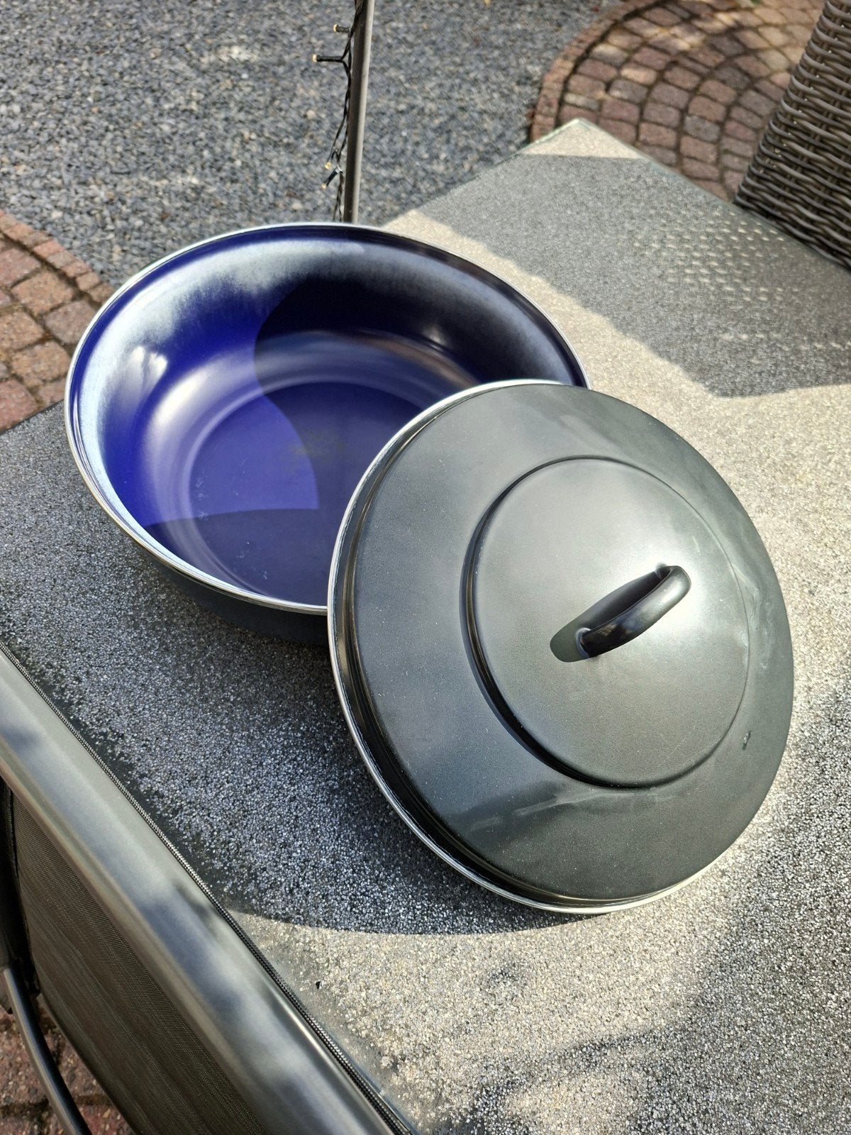 bk braadpan 28cm, Gebruikt, Braadpan, BK, Ophalen of Verzenden