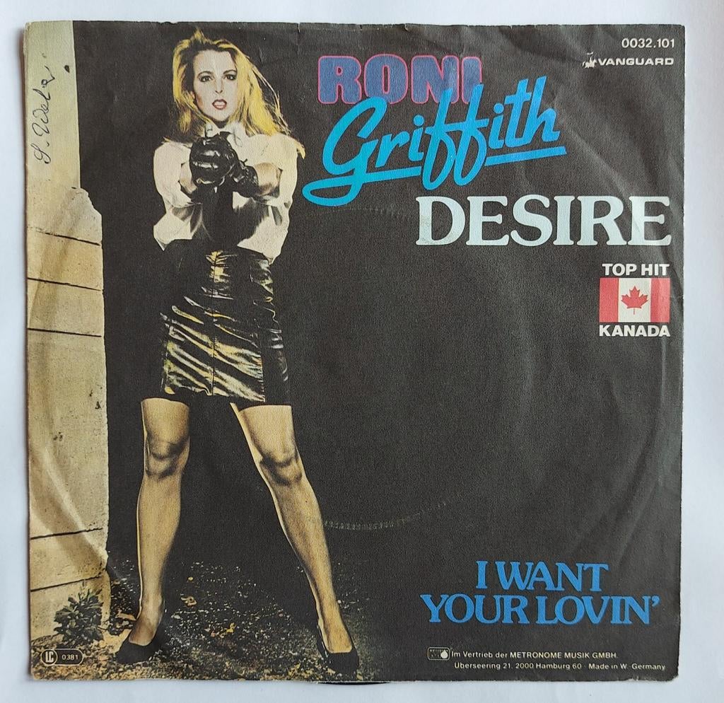 Roni Griffith - Desire, Gebruikt, 7 inch, Ophalen of Verzenden, Pop