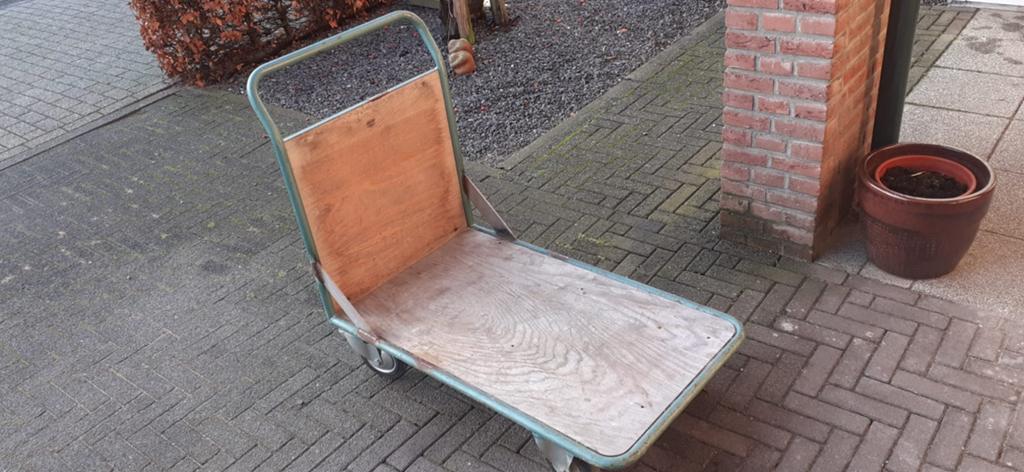 Overtoom Transportkar / Magazijnkar - 600 kg draagvermogen, 100 liter of meer, Ophalen, Transportkar