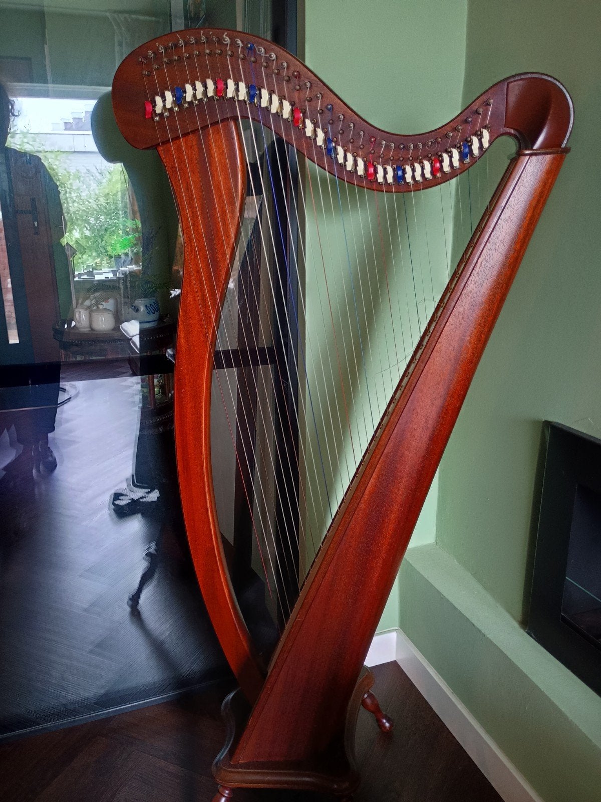 Prachtige Camac Harp met Kruk, Ophalen, Gebruikt