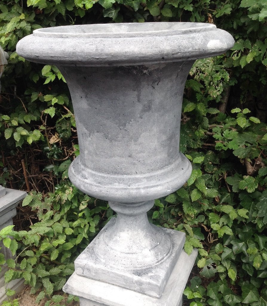 Pot en sokkel calvi beton 130 cm hoog., Ophalen, 40 cm of meer, Rond, Nieuw