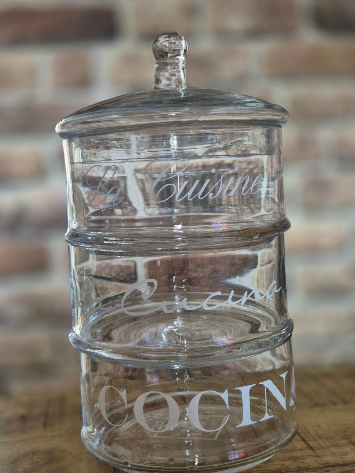 mooie Riviera Maison voorraadpot, Ophalen of Verzenden, Zo goed als nieuw, Glas
