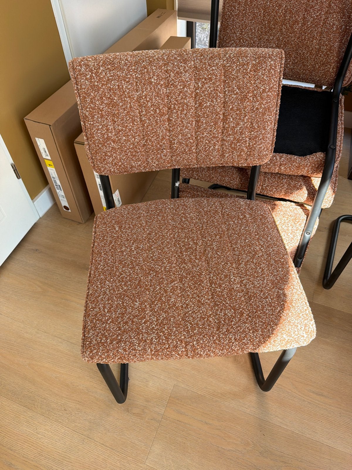 Zo goed als nieuwe Eijerkamp eetkamerstoelen, Ophalen, Overige kleuren, Zo goed als nieuw, Stof