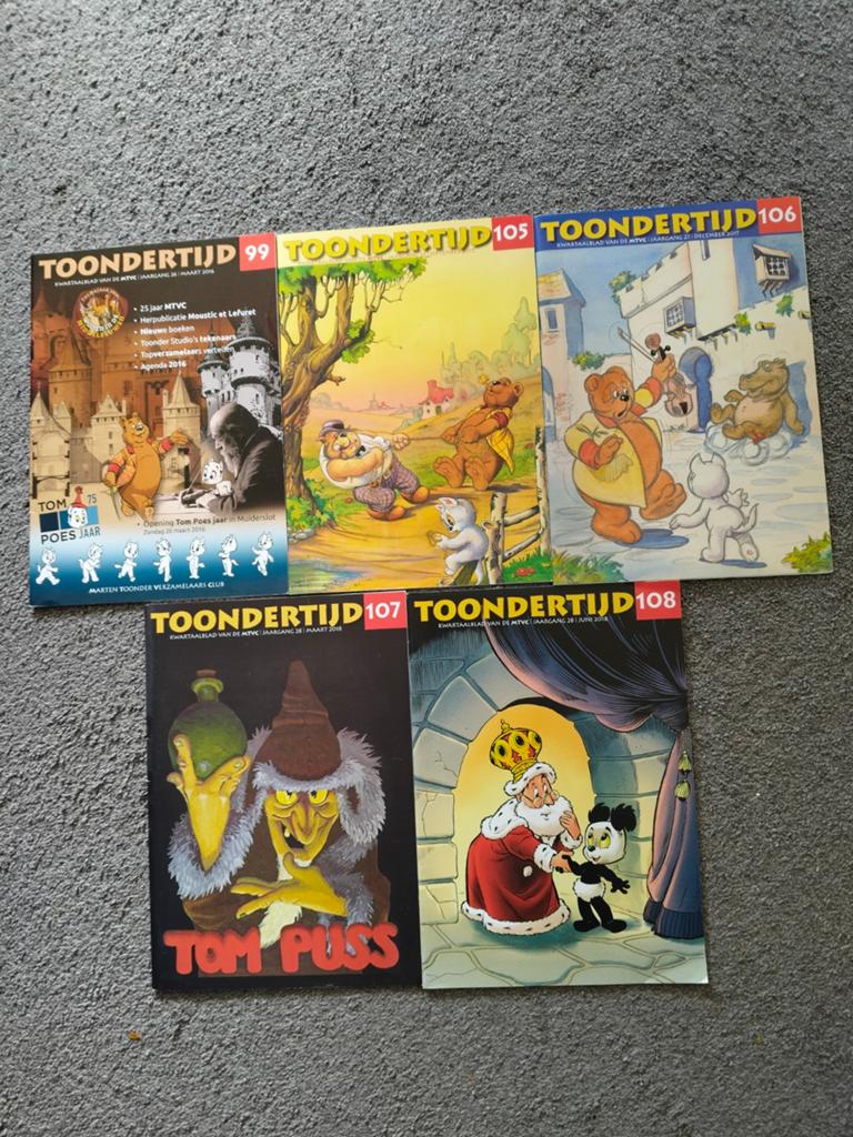 Toondertijd (5x), Ophalen of Verzenden, Zo goed als nieuw, Overige typen