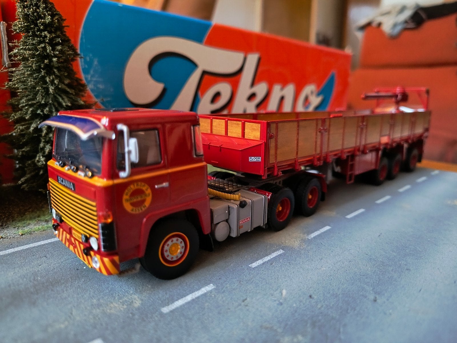 Wsi Scania Holtrop, Ophalen of Verzenden, Zo goed als nieuw, Bus of Vrachtwagen, Wsi