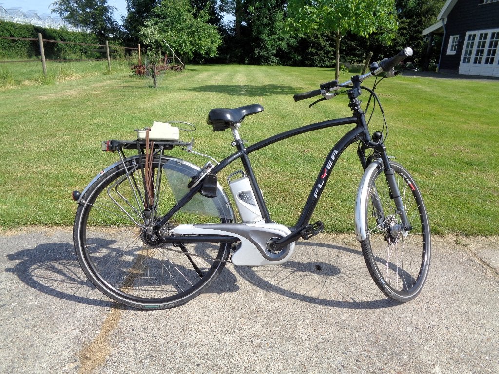 Flyer T8 elektrische herenfiets -8 versn./51 frame /28 inch-, Fietsen en Brommers, Gebruikt, 51 tot 55 cm, 30 tot 50 km per accu