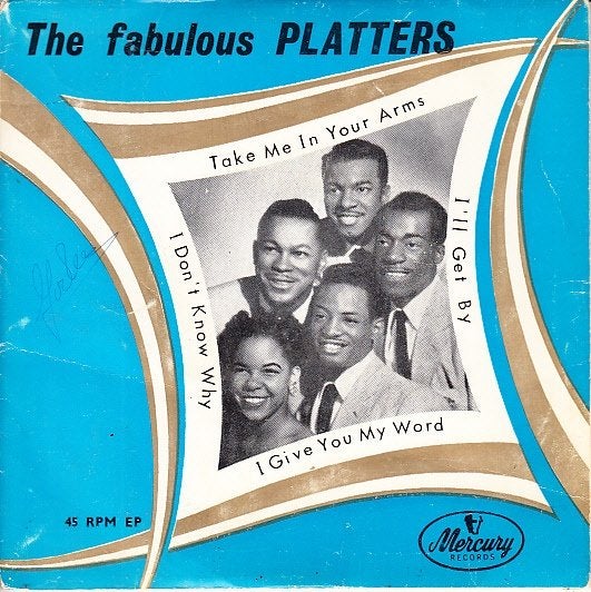 THE PLATTERS - the fabulous platters (EP single) 1956, Gebruikt, Voor 1960, 7 inch, Single