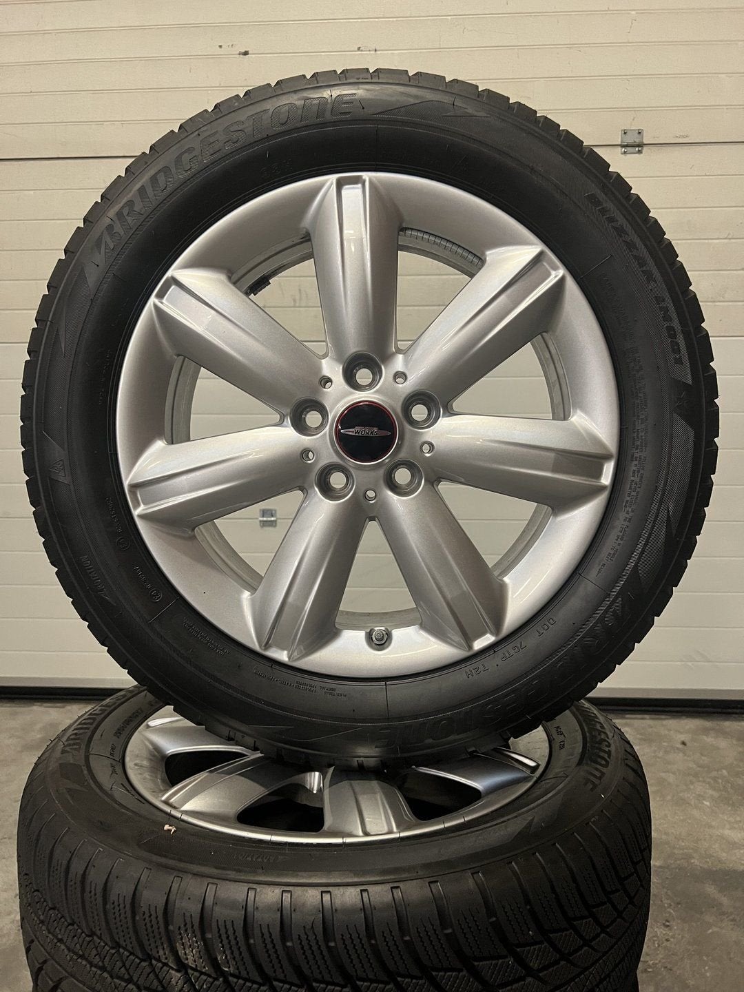 17"' MINI COOPER S JCW COUNTRAYMAN F60 VELGEN WINTERBANDEN R, Auto-onderdelen, Banden en Velgen, Gebruikt, -, -, Banden en Velgen