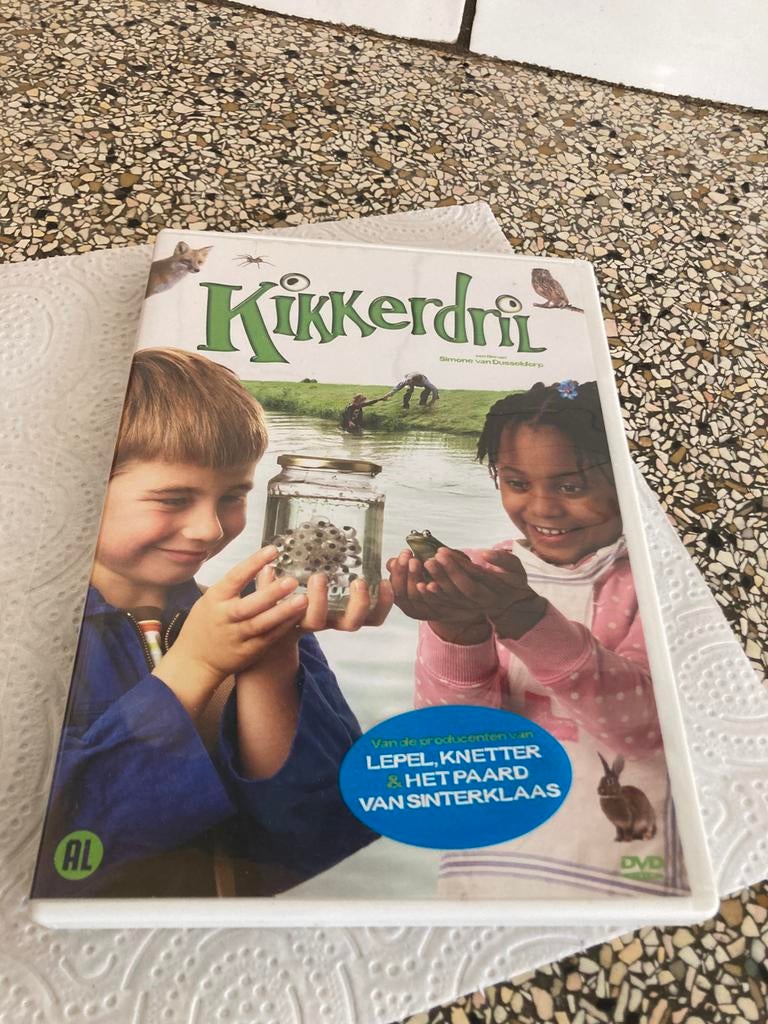Dvd kikkerdril, Cd's en Dvd's, Dvd's | Kinderen en Jeugd, Alle leeftijden, Ophalen of Verzenden, Zo goed als nieuw