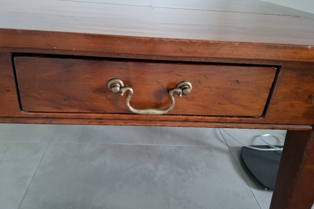 Houten salontafel met lades - 120 x 75 x 46 cm, Ophalen, 100 tot 150 cm, 50 tot 100 cm, Zo goed als nieuw