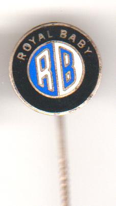 Vintage speld RB/ Royal baby. emaille, Verzamelen, Verzenden, Zo goed als nieuw, Sport