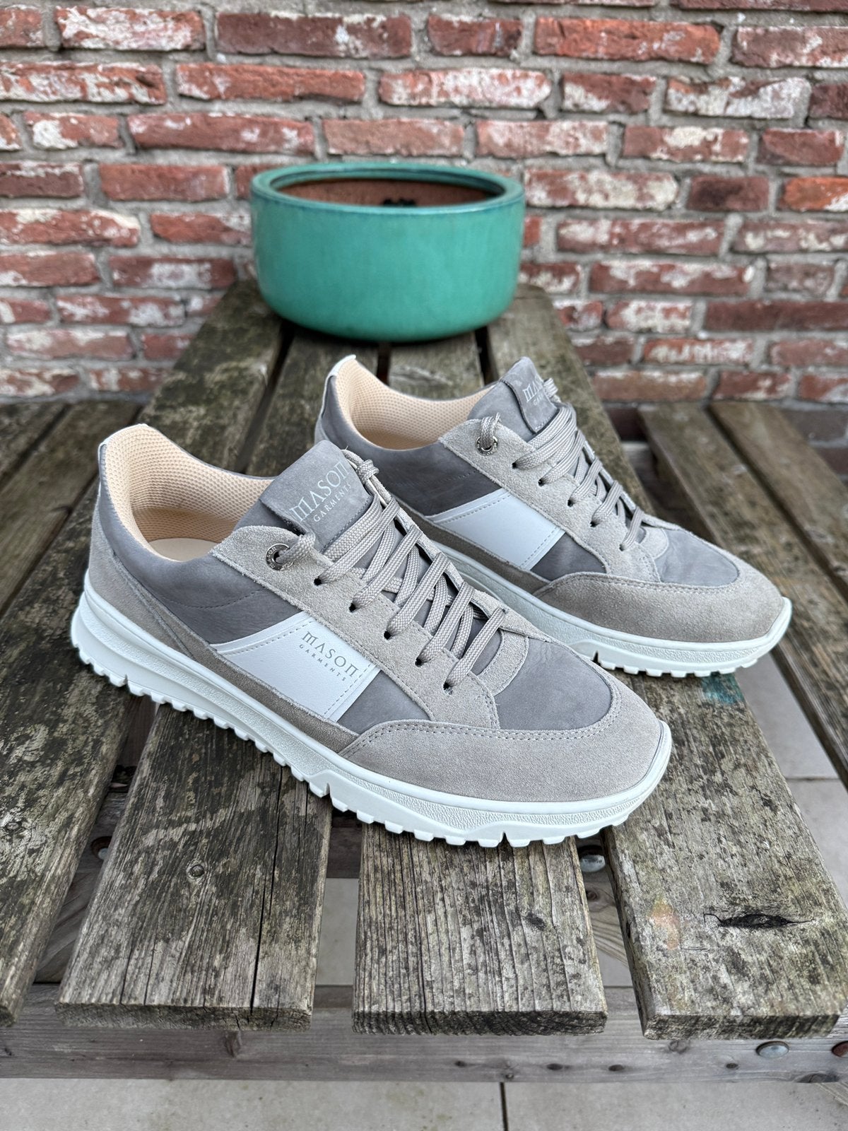 Mason garments 44 grijs, Overige kleuren, Ophalen of Verzenden, Sneakers of Gympen, Zo goed als nieuw