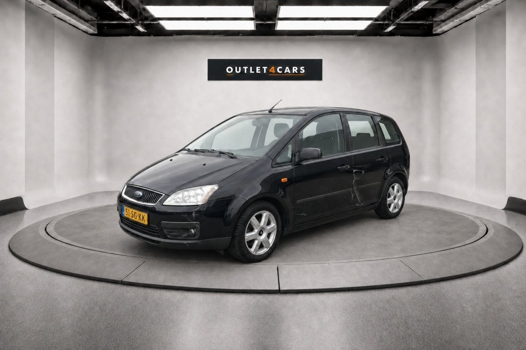 Ford Focus C-MAX 1.8-16V Futura (bj 2006), 125 pk, Gebruikt, 4 cilinders, Zwart