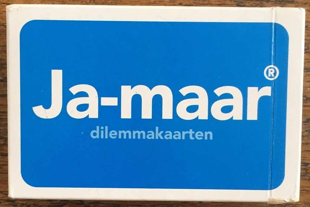 JA-MAAR  DILEMMAKAARTEN - z.g.a.n., Ophalen of Verzenden, Zo goed als nieuw