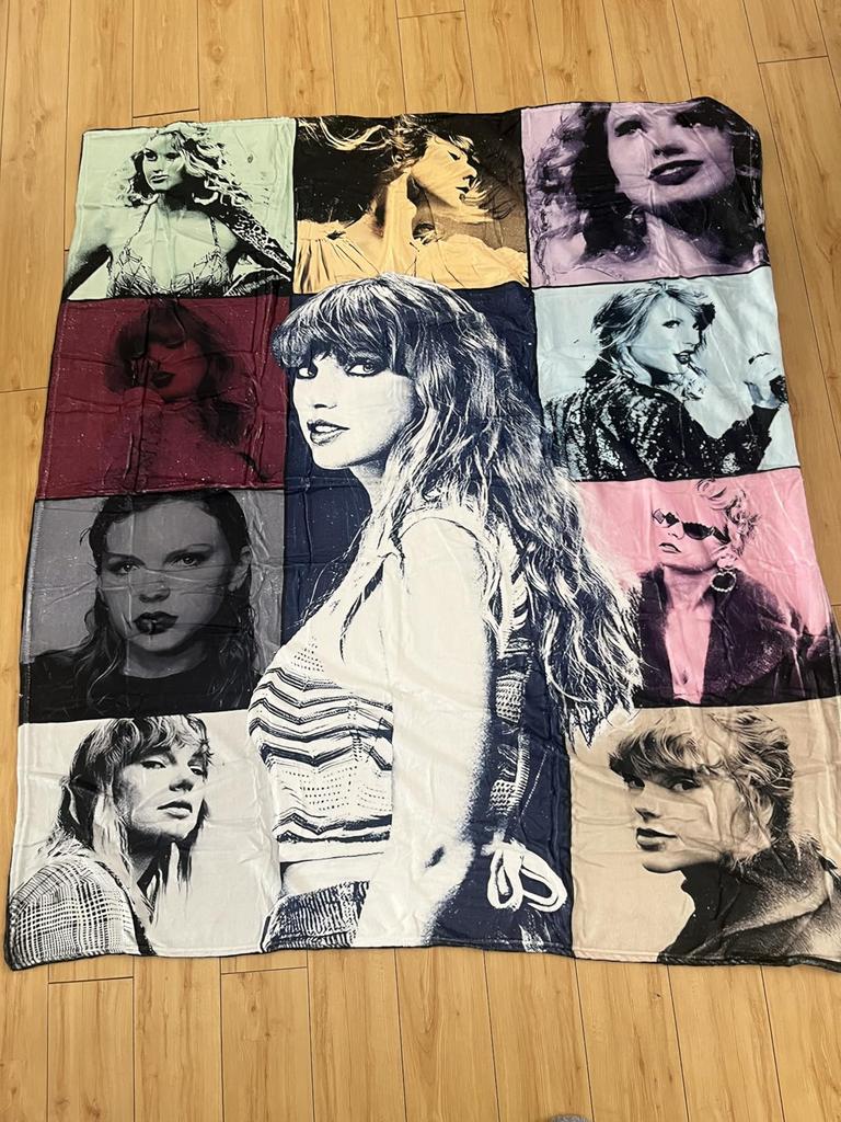 Taylor Swift Flanellen deken met zanger print - 50x60 inch, Ophalen, Nieuw