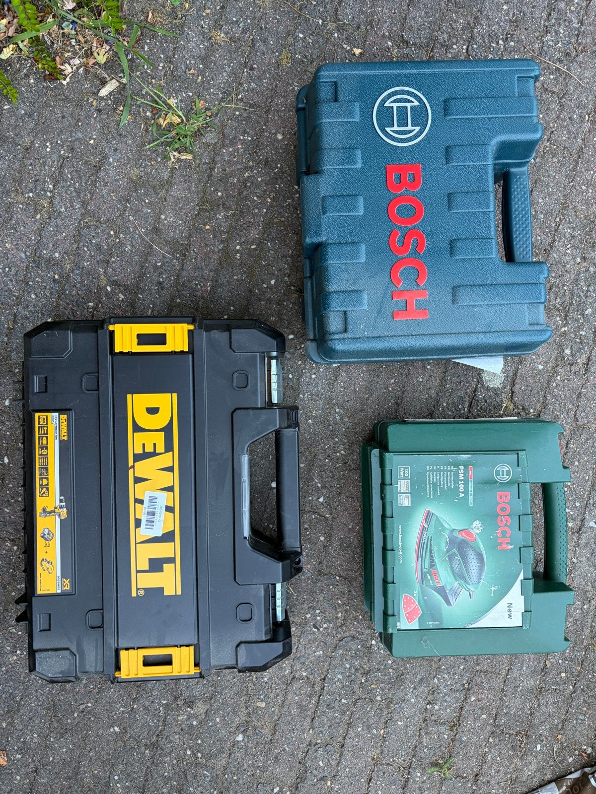 Lege Gereedschapskoffers - Bosch en DeWalt, Ophalen of Verzenden, Gebruikt