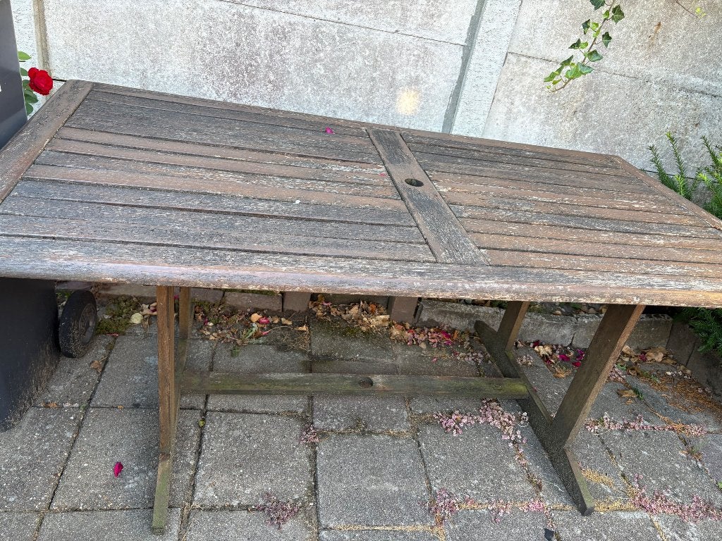 Gratis tuin tafel, Ophalen, Gebruikt, Rechthoekig