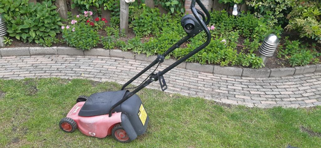 Grasmaaier Ikra ERM 1000 Promo met op vangbak, Ophalen of Verzenden
