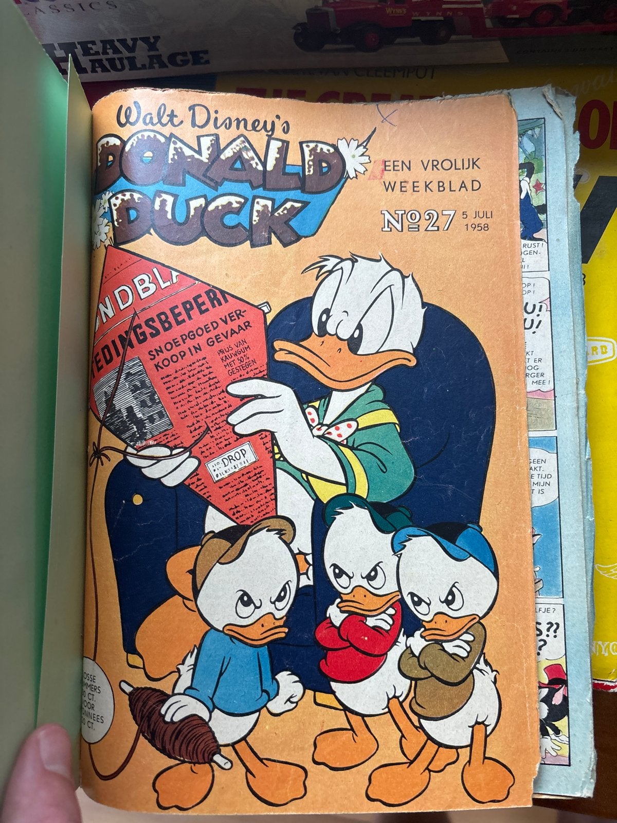 Gebundelde Donald Ducks - Jaargang 1958 (week 27 t/m 52), Boeken, Meerdere stripboeken, Ophalen, Gelezen