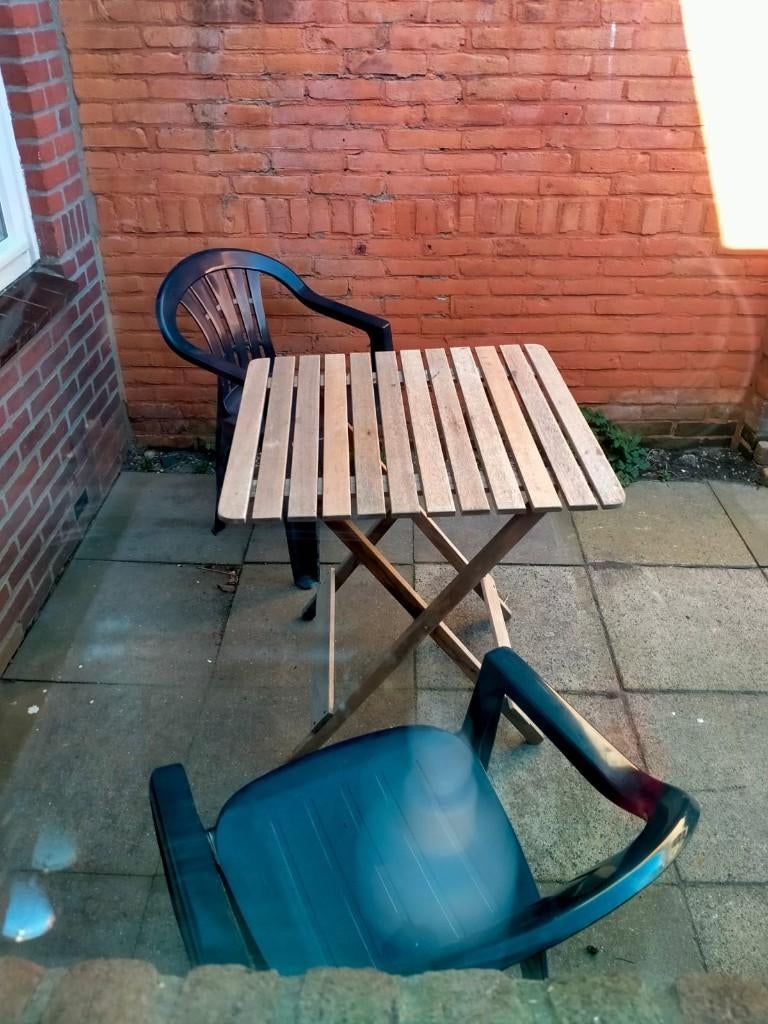 Knusse tuin/balkonset, Ophalen, Gebruikt