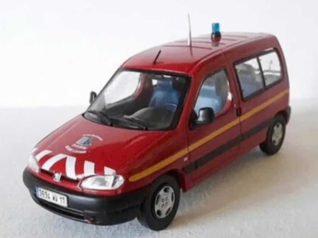 Peugeot Partner VL BRANDWEER schaal 1/43 # 74, Hobby en Vrije tijd, Verzenden, Nieuw, Auto, Overige merken
