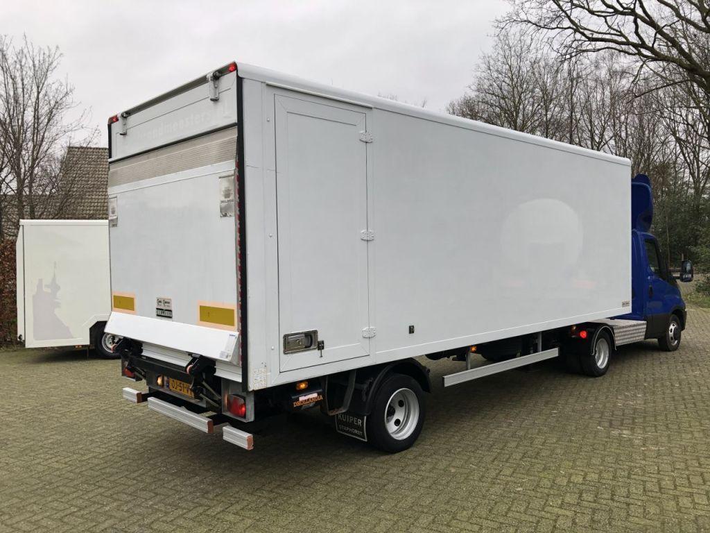 kuiper Be Oplegger 7 Ton (stuur as )Gesloten laadklep 1000 k, Auto's, Vrachtwagens, Overige brandstoffen, Wit, Origineel Nederlands