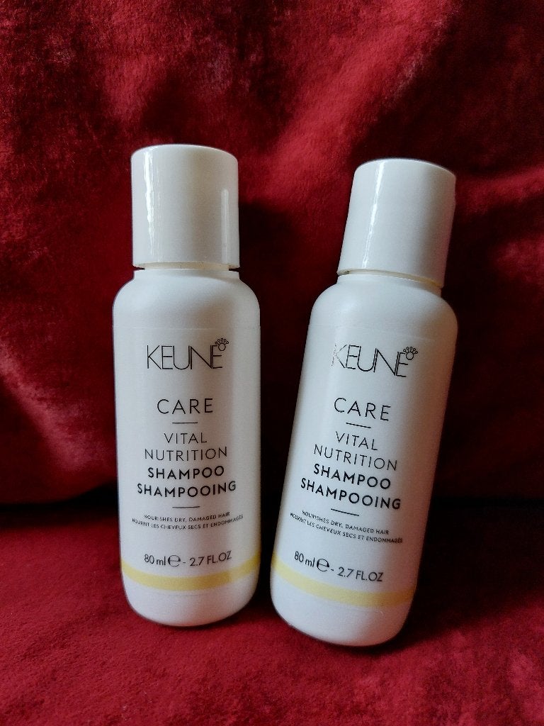2x reisverpakking Keune Vital Nutrition Shampoo 80ml (NIEUW), Ophalen of Verzenden, Nieuw, Shampoo of Conditioner