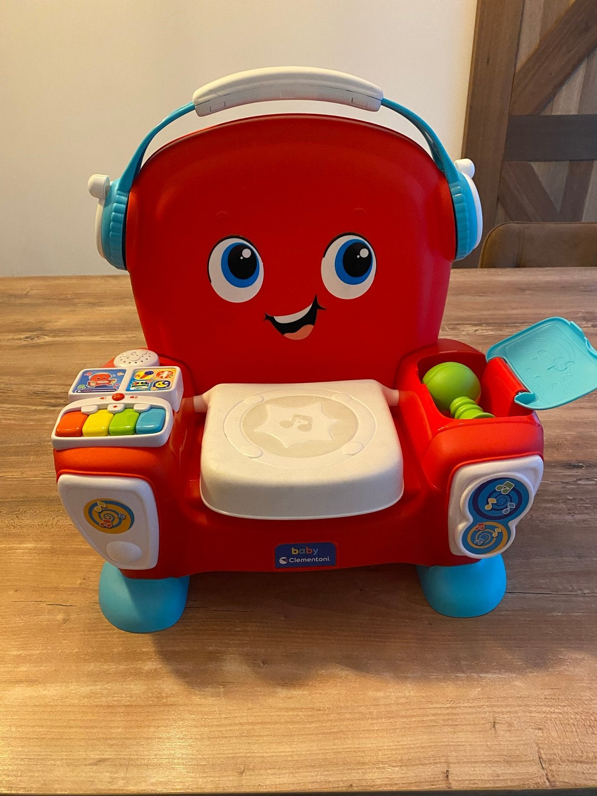 Clementoni Baby Muziekstoel met Geluid en Licht, Ophalen, Zo goed als nieuw, Overige typen, Met licht