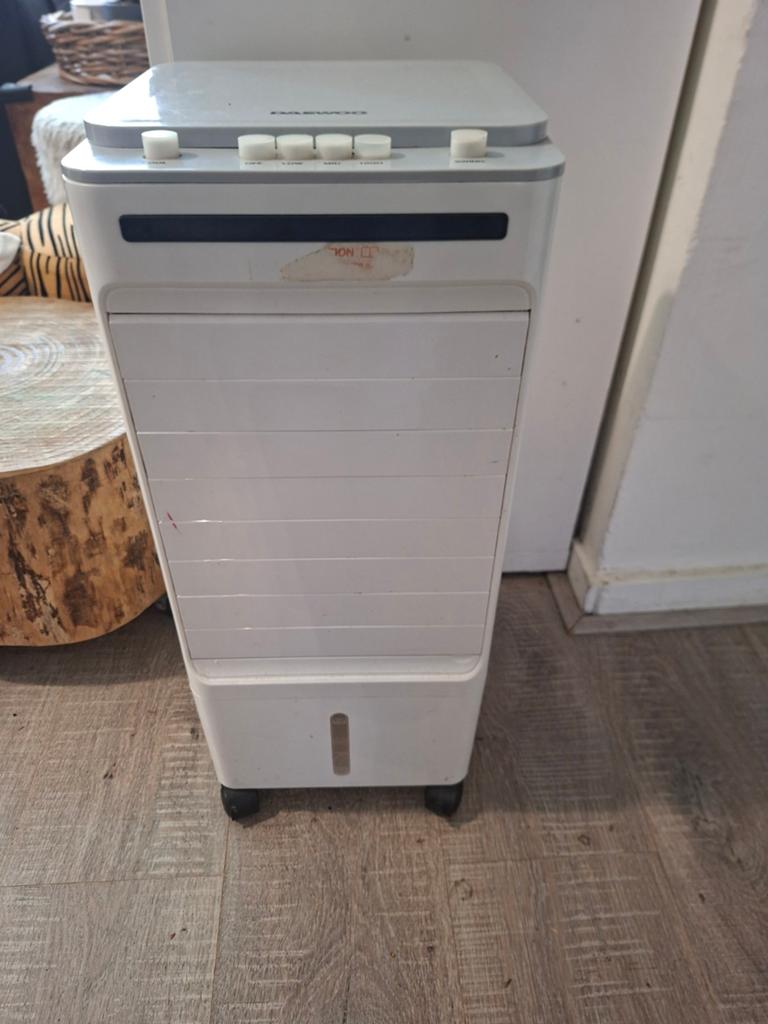 Daewoo Mobiele Airco/Luchtkoeler met 3 Snelheden, Witgoed en Apparatuur, Airco's, Ophalen, Gebruikt, Minder dan 60 m³, Ventileren