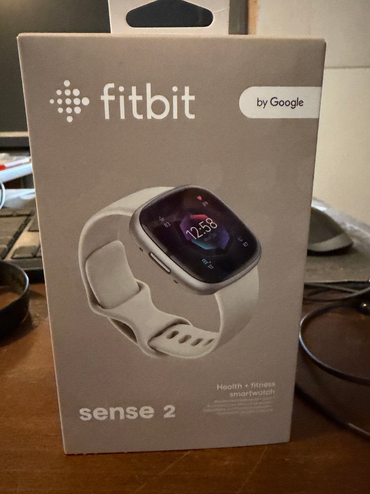 Fitbit Sense 2 Smartwatch - Gezondheid & Fitness, Gebruikt, Zwart, Ophalen of Verzenden, Waterdicht