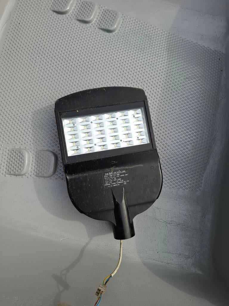 High Power LED Buitenlamp - 37W Straatverlichting, Tuin en Terras, Buitenverlichting, Gebruikt, Minder dan 50 watt, Wandlamp, Aluminium