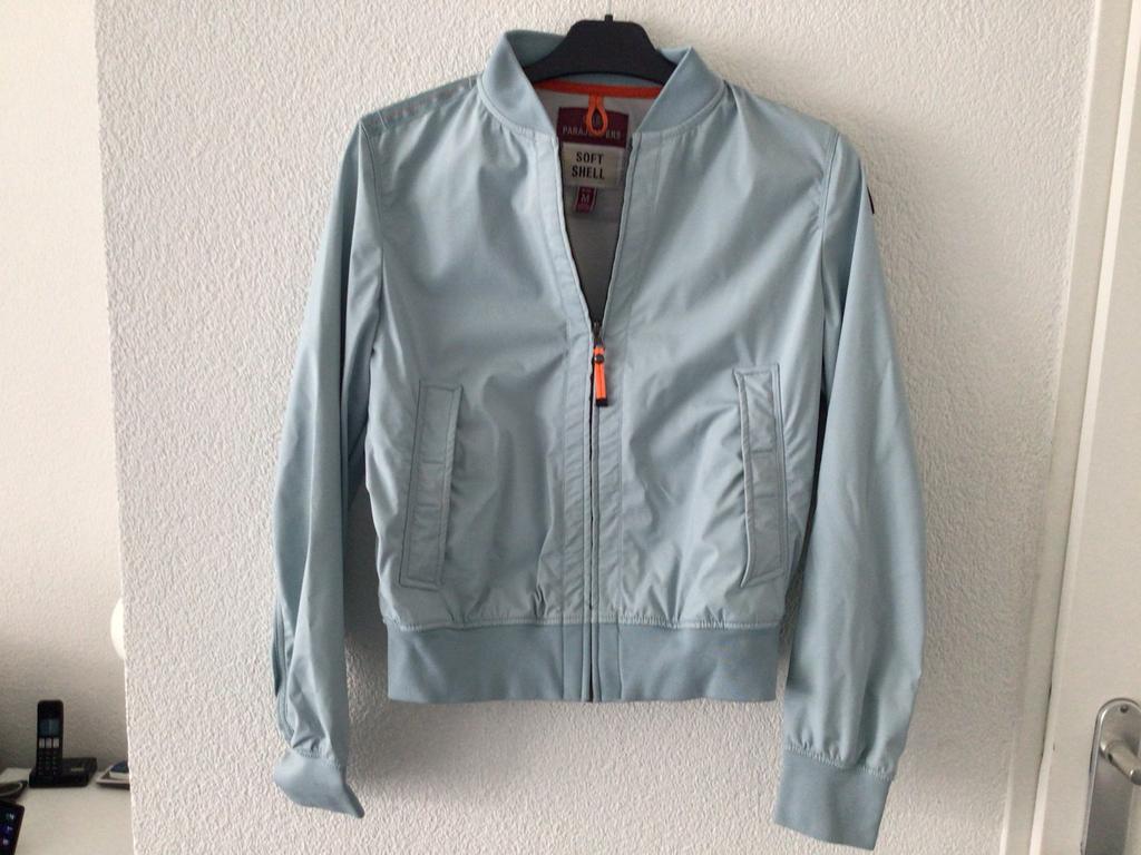 Parajumpers Soft Shell Jas Maat M Lichtblauw, Maat 38/40 (M), Blauw, Ophalen of Verzenden, Zo goed als nieuw