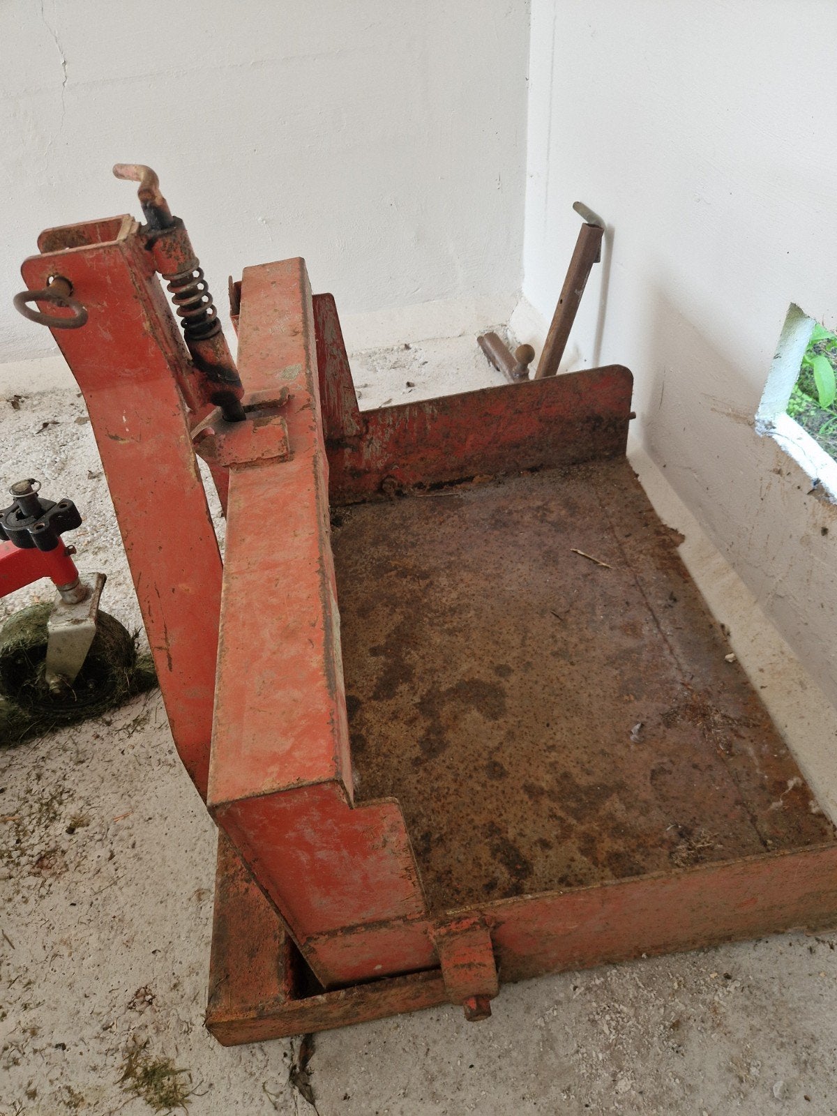 Grondbak voor minitrekker, Ophalen, Gebruikt