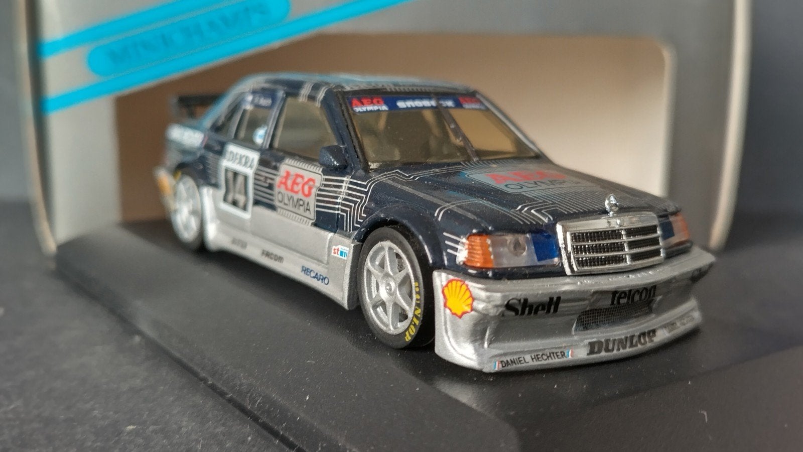 Mercedes Benz 190 DTM Evo Snobeck Asch 1:43 Minichamps Pol, Auto, Verzenden, ., Nieuw