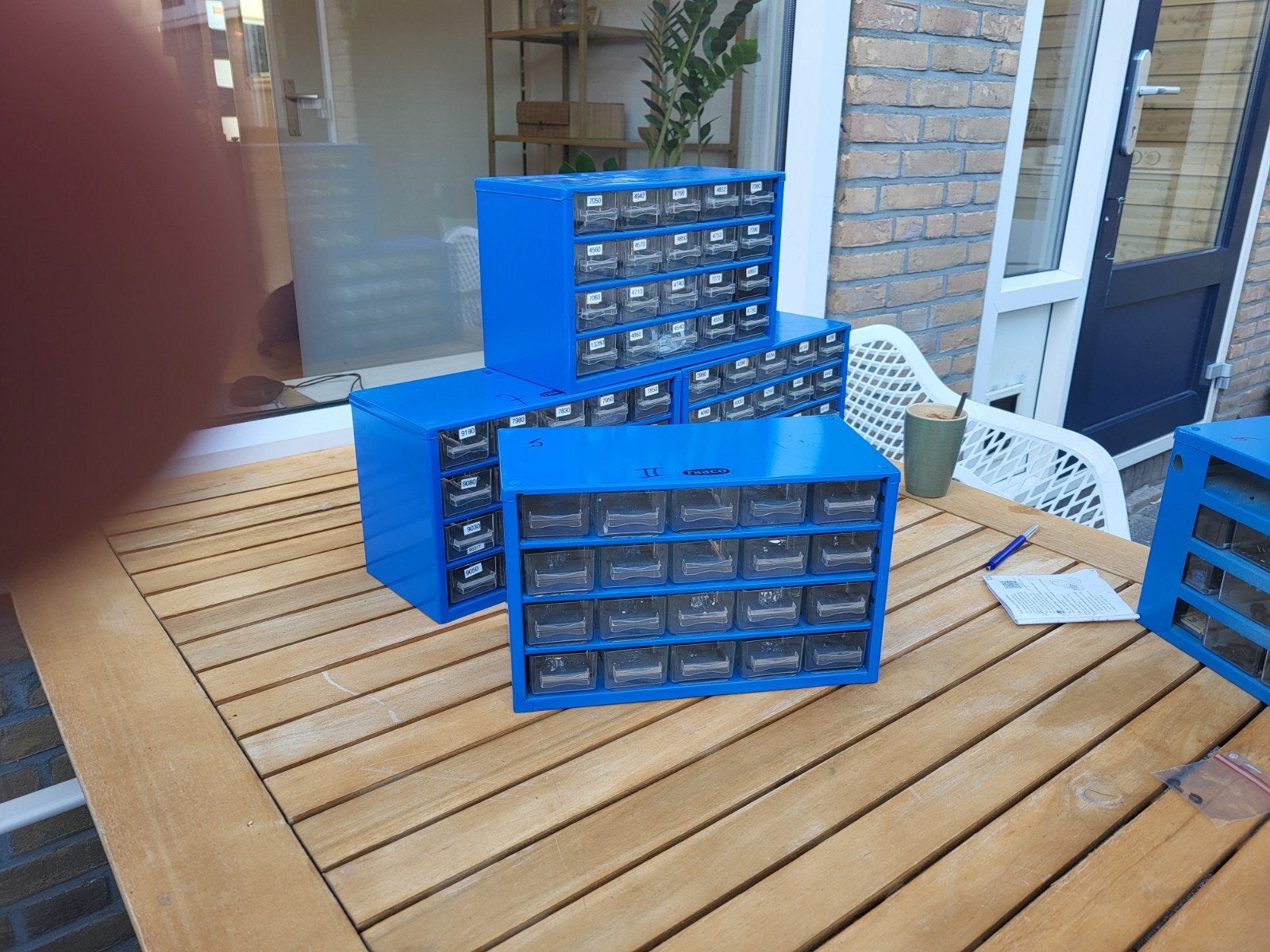 Raaco Vintage Sorteerkastjes - Blauw, Ophalen, Gebruikt