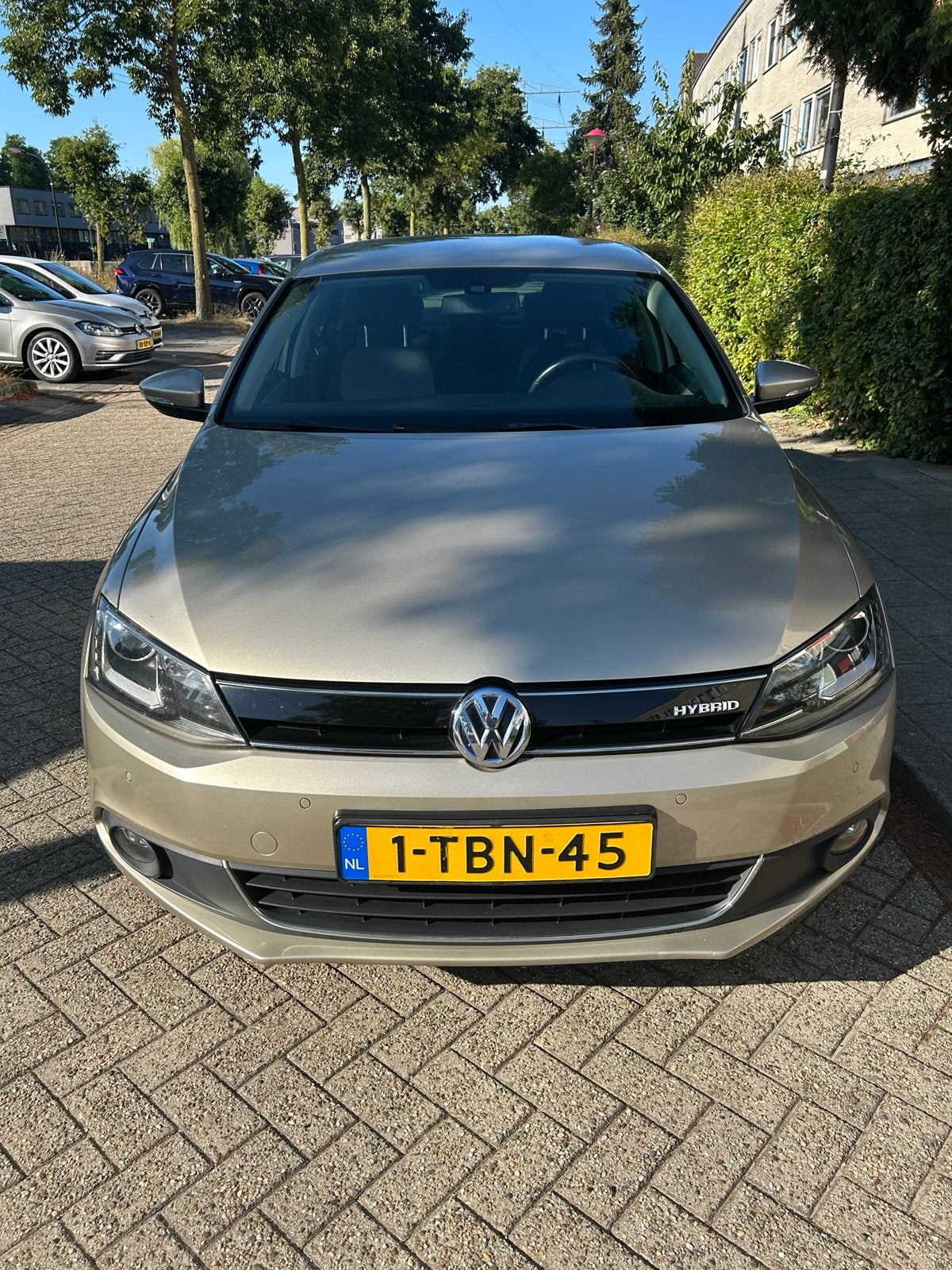 Volkswagen Jetta 1.4 TSI Hybrid 170pk 7-DSG 2013 Grijs, Auto's, Stof, Origineel Nederlands, Grijs, 1405 kg