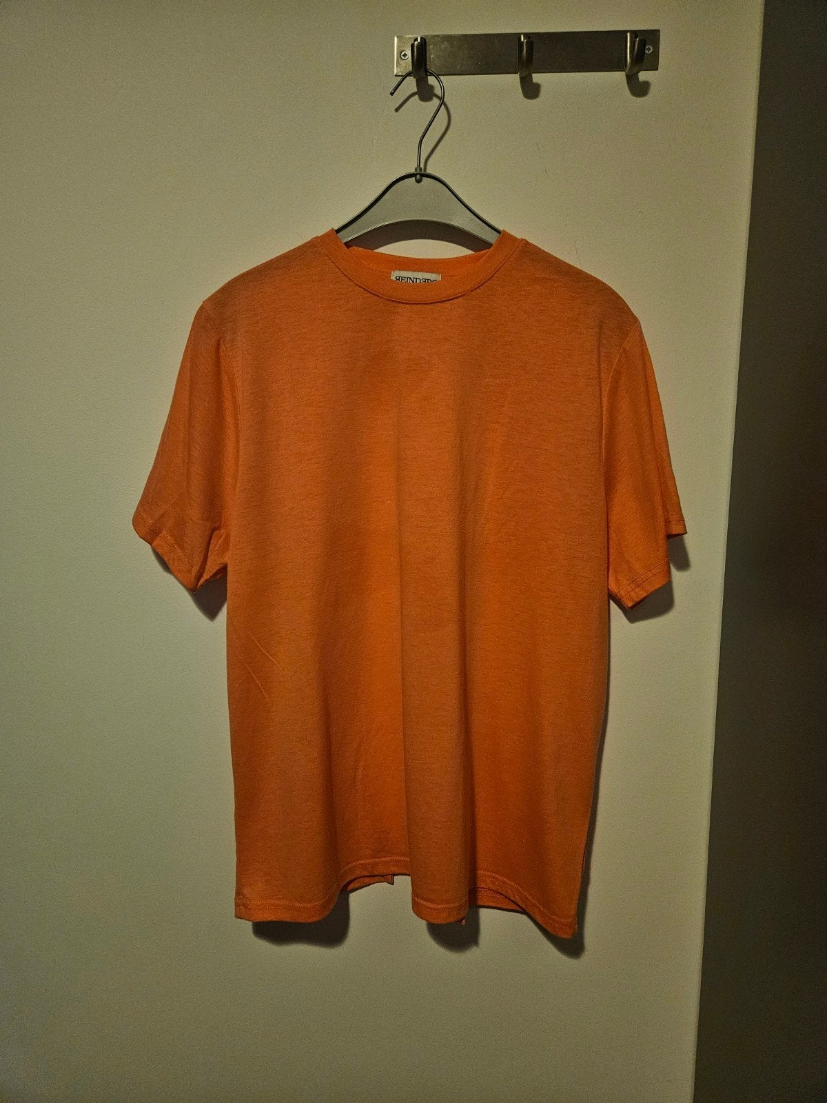 Reinders Oranje T-shirt met Korte Mouwen. Maat S., Reinders, Oranje, Ophalen of Verzenden, Korte mouw