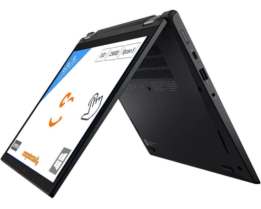 Lenovo ThinkPad L13 Yoga Gen 3/AMD Ryzen 5 2.3GHz/8GB/256GB, Computers en Software, Windows Laptops, 256 GB, 2 tot 3 Ghz, Qwerty