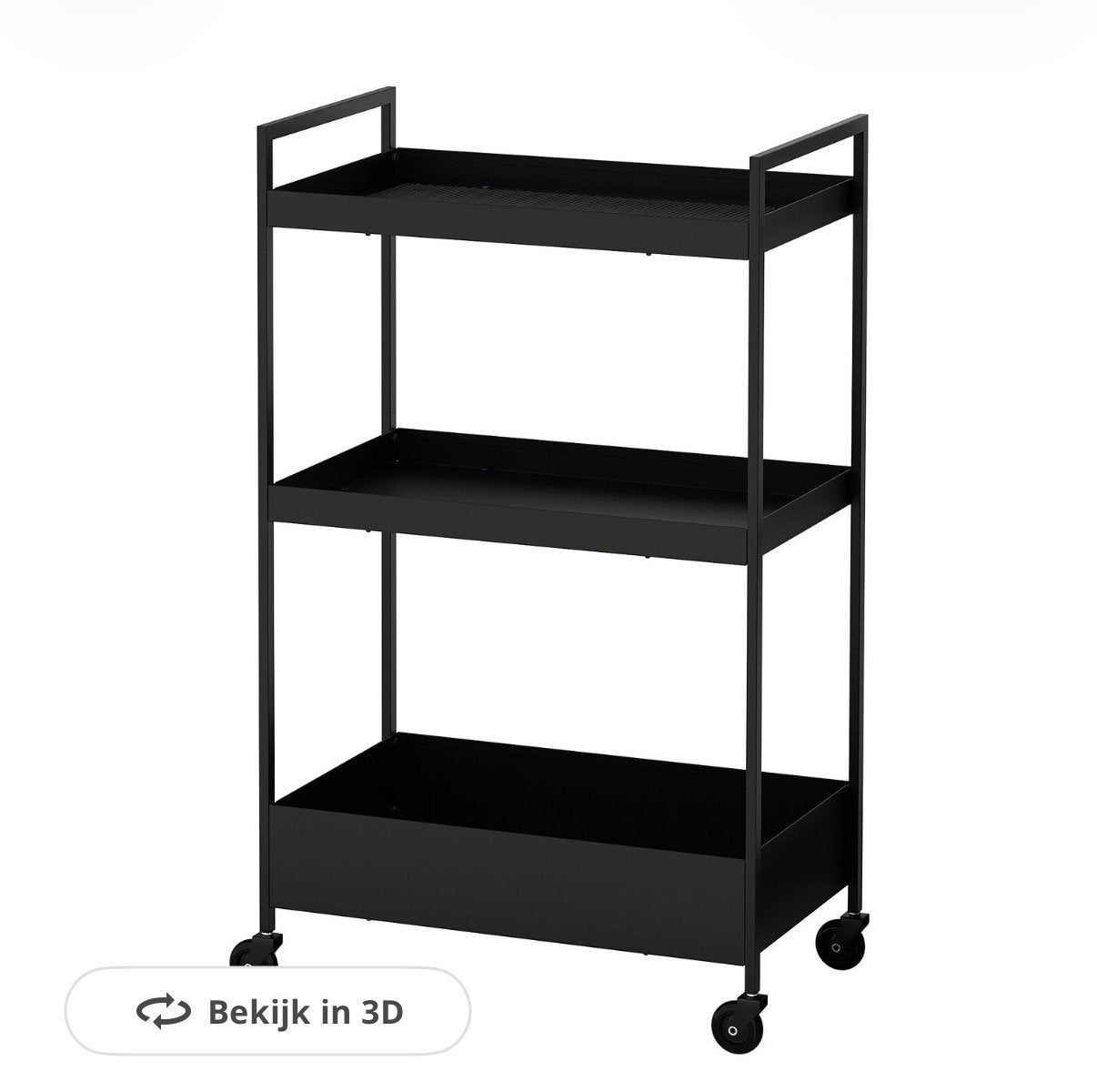 2 x ikea trolley, Ophalen, Zo goed als nieuw
